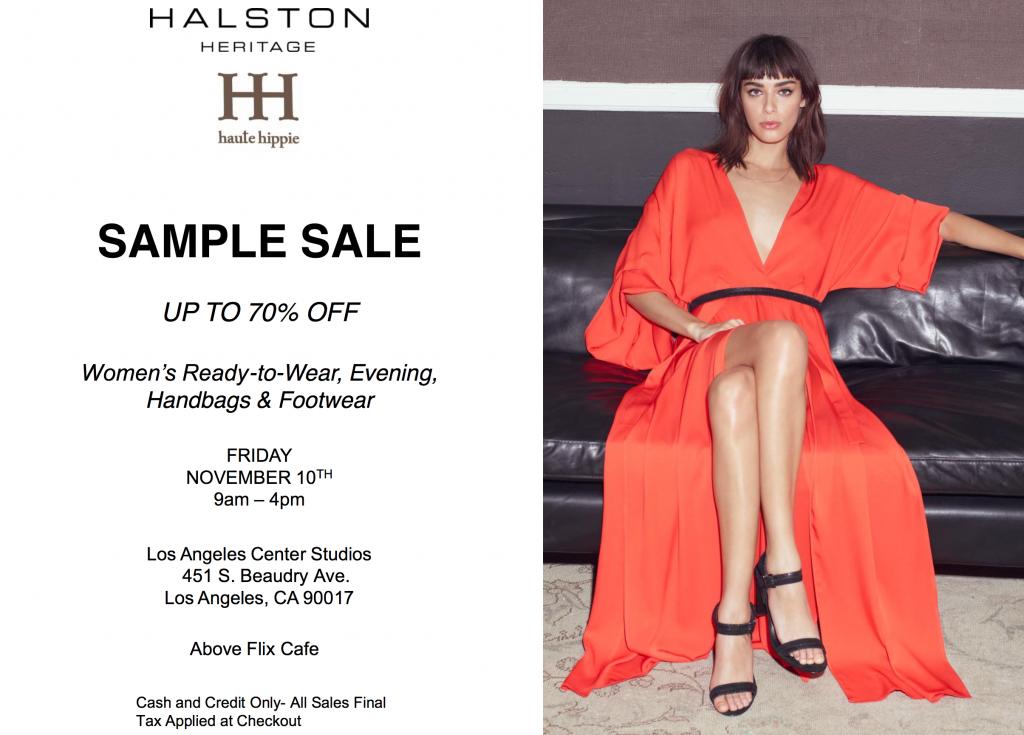 Haute hippie sample sale