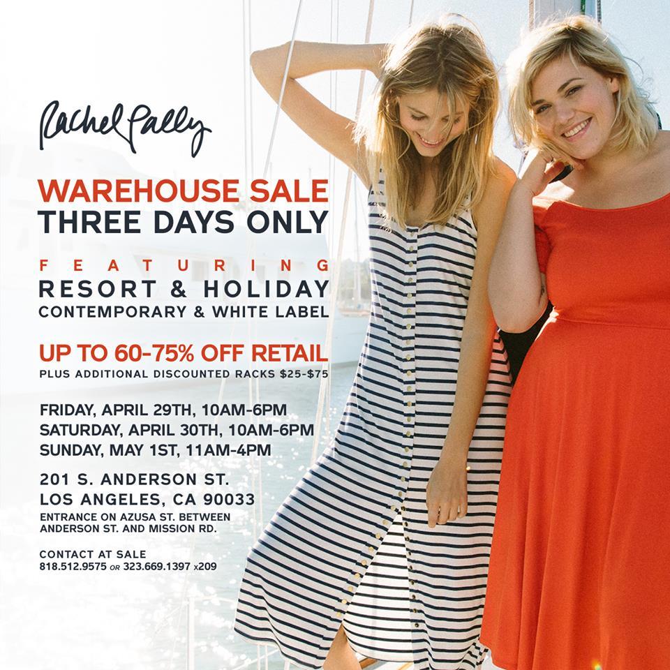 Rachel Pally Warehouse Sale, Los Angeles, April 2016