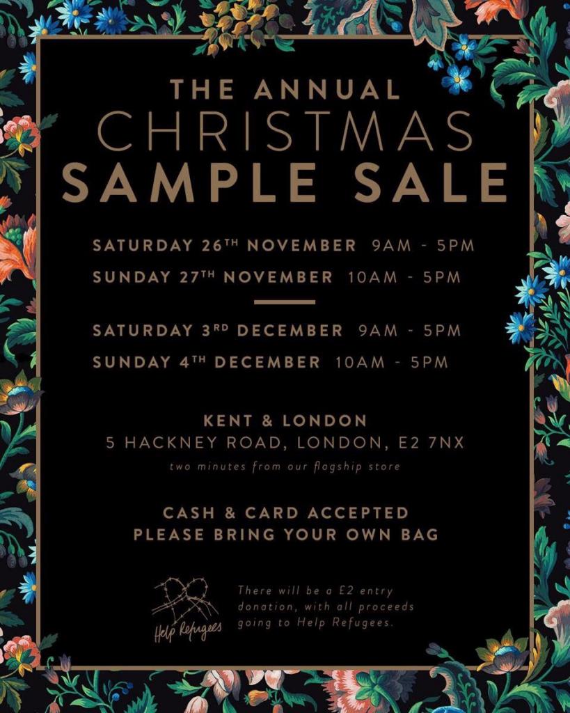 House of Hackney Sample Sale, London, November 2016
