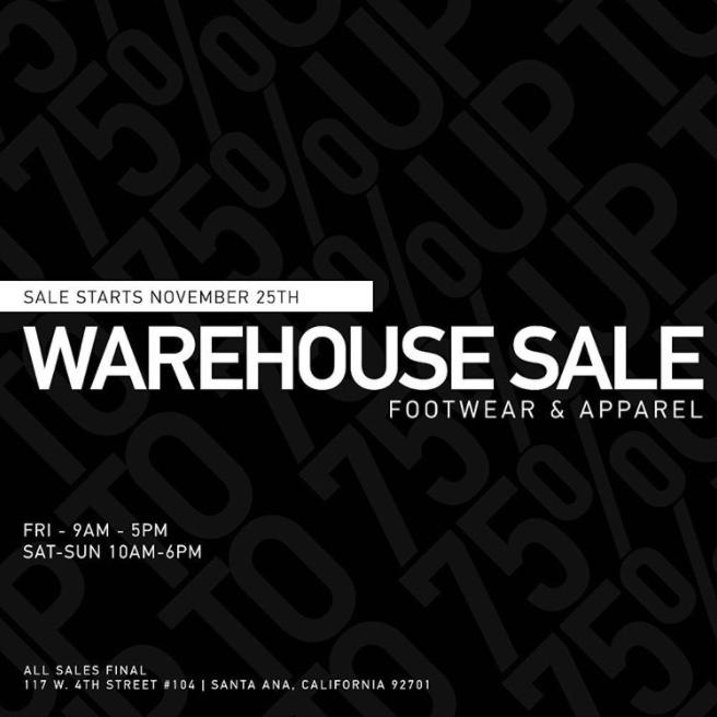 BLENDS LA Warehouse Sale, Los Angeles, November 2016